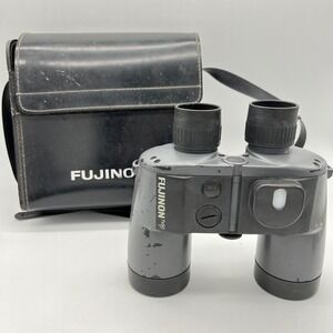 Vintage Fujinon 7x50 7° Marine Binoculars with Case and Compass - Working